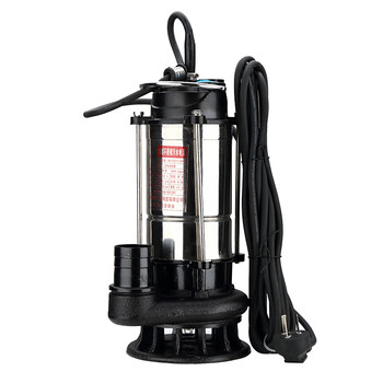 鸣固 防汛潜水泵 抽水泵农用井用220V清水泵自吸泵抽水机污水泵  1800W污水泵2寸10米纯铜电机（加配件）