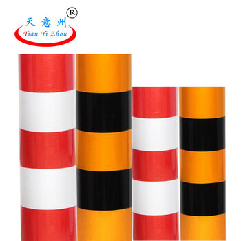 天意州 0.6m*1.2m黑黄反光贴 电杆防撞贴反光防撞贴 反光胶带 反光条