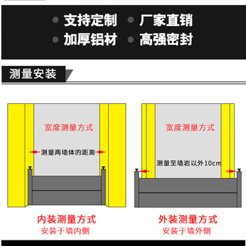 庄太太 铝合金配电房防鼠板门档防汛防洪挡水板 定做