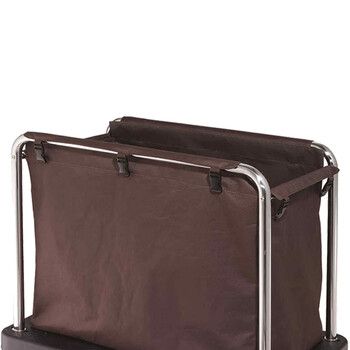 南 C-40D 塑料布草车 咖啡色 客房服务车酒店宾馆多功能清洁手推车保洁车