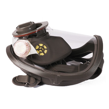 普达 防毒面具 MJ-4007全面罩配P-K-1（4号）滤毒盒七件套 尘毒两用口罩 化工混凝土化肥厂