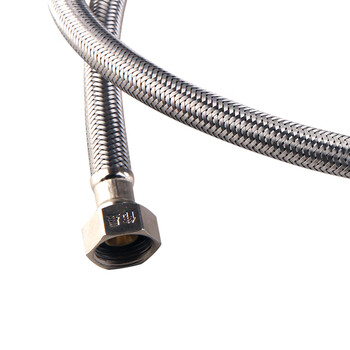 伟星 冷热水通用 不锈钢编织软管 马桶面盆进水管 龙头上水管 防爆双头螺帽100cm冷热水通用