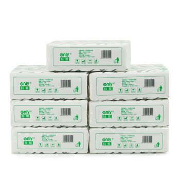 兰诗（LAUTEE）JC-5157三折擦手纸酒店宾馆商用檫手纸无香原生木浆抽纸 130张*20包/箱