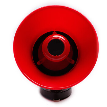 JOHA 录音喇叭扩音器喊话器车载大喇叭手持扩音器叫卖器大功率锂电池 6-24V(120秒录音/不可插卡)