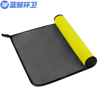 蓝鲸环卫 10条尺寸30*40cm500g/㎡颜色随机 高密抹布毛巾珊瑚绒加厚擦车巾吸水LJHW-9055