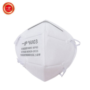 一护 KN95/KP95头戴式口罩 防油性/非油性颗粒呼吸器 单支装 6003