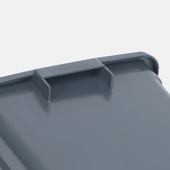 庄太太【灰色20升无盖其他垃圾】新国标户外商用分类带盖大号垃圾桶