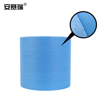 安赛瑞 工业擦拭纸 25×35cm 500张/卷 无尘 蓝色 701013