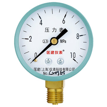 匡建仪表（CONJANT）Y-60 0-10mpa压力表水压表 自来水空气地暖压力测量M14*1.5螺纹