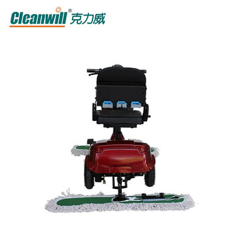 克力威 驾驶式尘推车 医院食堂物业电动拖地车 工厂高铁超市医院保洁扫地擦地机 铅酸电池款 C6 711119