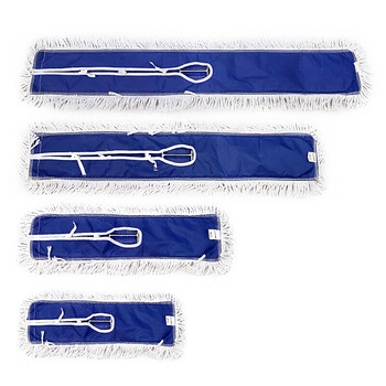 斯图棉质尘推替换布尘推头尘推布大拖把平板大布拖把静电吸尘拖把 40cm标准布罩10个装