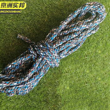 京洲实邦【8mm*100m】大棚压膜尼龙捆绑绳花色颜色随机JZSB-9513B