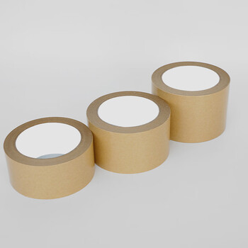 飞尔（FLYER）牛皮纸胶带 高粘可书写手撕易断遮蔽封箱打包牛皮纸胶布 宽10CM长50米【FLj018】5卷起批