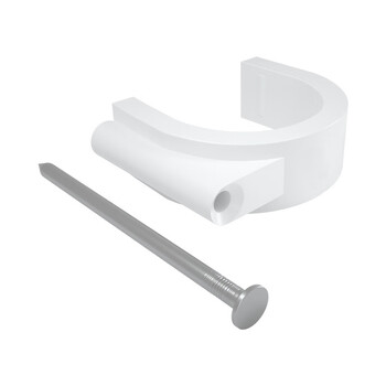 讯浦 钢钉管卡20mm 固定水管配件 加厚标准线卡管卡 100套/包 GK-20-100