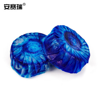 安赛瑞 蓝泡泡洁厕块 马桶自动清洁剂 卫生间厕所去污清洁片 700788