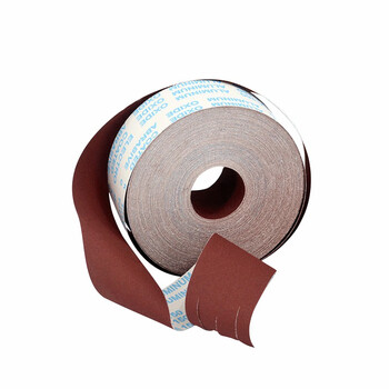 劳保佳 手撕砂布卷 4寸 木材金属抛光布 宽100mm 320目一卷【70米】
