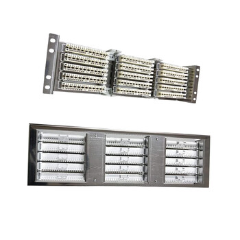 利合光电（LHG）VDF音频配线架不锈钢机架科隆卡接模块电话语音跳线架 VDF-150