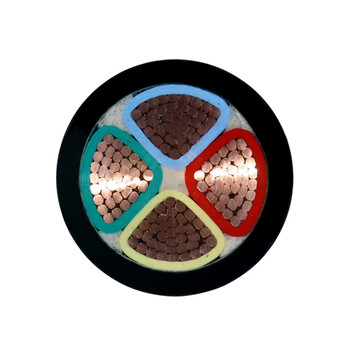 天环 YJV-0.6/1KV-4*10 低压铜芯电力电缆 1米 交期15天