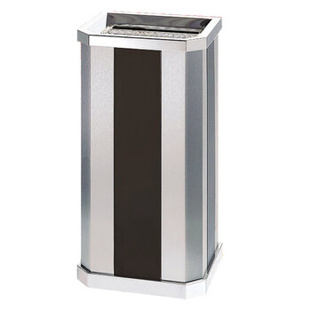南 GPX-19D 南方座地烟灰桶 镜钢头砂钢身 座地垃圾桶垃圾箱果皮桶