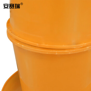安赛瑞 家禽喂食器 约装40kg料桶 鸡槽食槽家禽养殖自动下料饲料桶喂鸡喂食器鸡鸭鹅饲料桶 530095