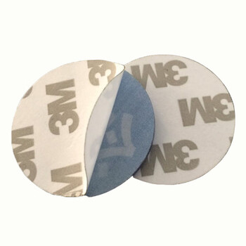 海斯迪克 gnjz-1342 冷热标识贴（5对装）开关冷热水标签 红蓝提示贴 亚克力 开关圆形