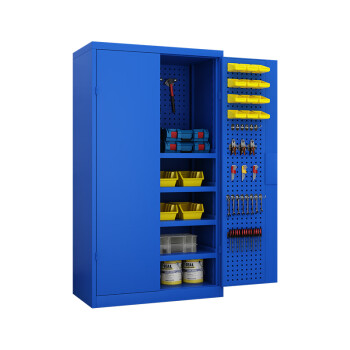 建功立业重型工具柜车间用工具箱五金零件整理柜GY2715蓝色