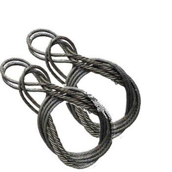 起豪 钢丝绳套 光面带油钢丝绳套 插编钢绳吊索 22mm*1米