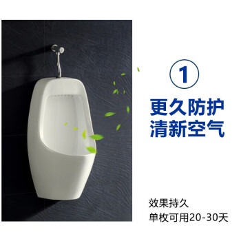 斯图小便池洁厕块厕所马桶去异味除污垢洗厕所马桶除味剂 三角形洁厕块（6个装）