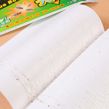 易静 苍蝇贴 粘蝇纸 粘苍蝇灭苍蝇药胶 灭蝇纸 捕蝇器 粘蝇板 100张装