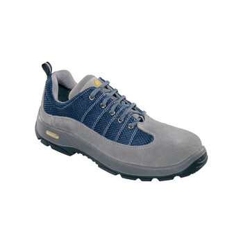 代尔塔 301232 S1P安全鞋301322升级款防砸防穿刺防静电耐磨劳保鞋灰蓝色36码 1双装