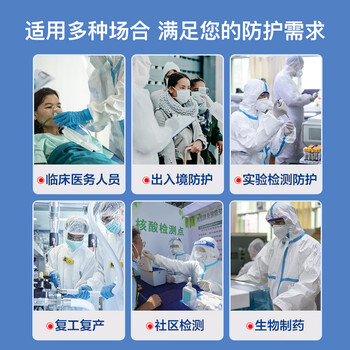 今今 一次性胶条防护衣连体连帽防水防尘防护服连脚款50件/箱 L码（175-180cm）