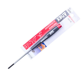 安力士牌（ANEX）进口精密螺丝刀 No.3450 十字螺丝刀 模型螺丝刀 PH0 3.0X75mm 十字