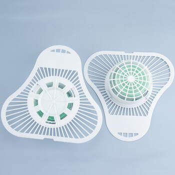 冰禹 BY-7538 卫生间小便池香块 尿斗三角块 防堵塞过滤网芳香球 2块/袋*3袋