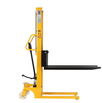 诺力（NOBLELIFT）手动堆高车液压堆垛车手动升降托盘装卸车1吨手动叉车SFH1016-载重1吨升高1.6米