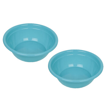 亿丽佳 清新系列塑料盆洗脸盆33cm（中号） 10件/组