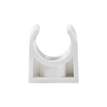 联塑 LESSO 管夹PVC电工套管配件白色 φ50