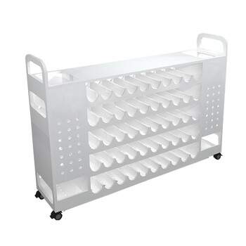 益美得 DA2105 进门口放置雨伞筒挂伞架子 双桶+5层6孔（ 放30~50把）