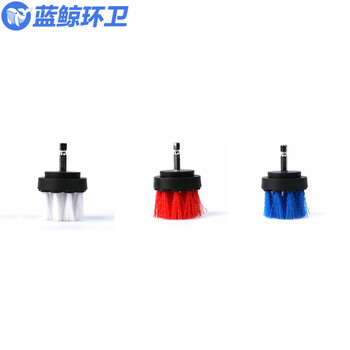 蓝鲸环卫【百洁布+海绵14件套】尼龙多功能电动清洁刷LJHW-9190B