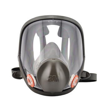3M6800防毒面具全面罩防有毒气体甲醛配6005滤盒10片滤棉