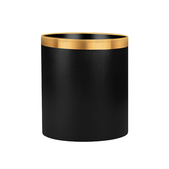 庄太太【圆形塑料双层10L】酒店商用垃圾桶ZTT-N0012