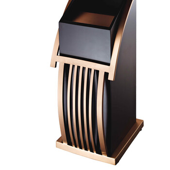 南 GPX-78C3 南方新概念烟灰桶  砂钢镀玫瑰金 垃圾桶 公用不锈钢垃圾箱果皮桶