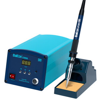 白光（BAKON）涡流加热无铅焊台150W大功率电烙铁套装可以调温恒温电洛铁数显电焊台BK3300A