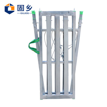 固乡 折叠多功能装修便携马凳 升降脚手架 工程梯子 刮腻子  移动平台梯子 皮实 施工架 铁凳 方管款1.8米长