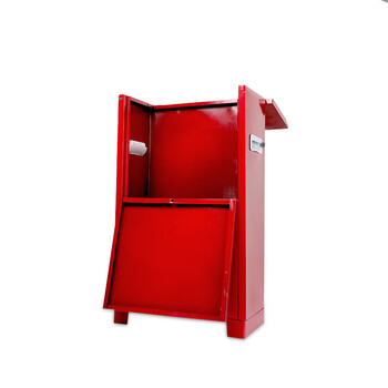 谋福 9880 铁质灭火器箱 （规格：3公斤二氧化碳灭火器可装2个的 单独箱子）（数量：1个）