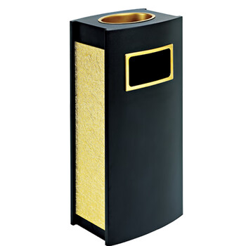 南 GPX-208C 南方精工座地烟灰桶 黑色 座地垃圾桶垃圾箱果皮桶 酒店大堂电梯口烟灰桶