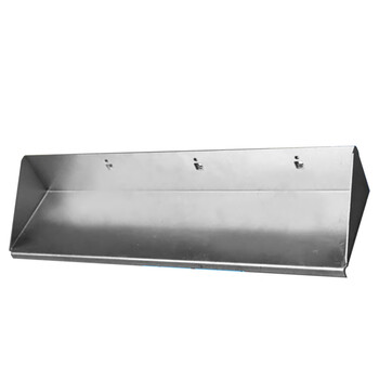 稳斯坦 WST017 工具挂板挂钩 方孔板洞洞板货架物料架挂钩 小层板400*100*60mm