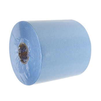 谋福 CNMF 8265 工业无尘擦拭纸 吸油纸无尘纸大卷纸静电除尘纸 500张/卷 (大卷纸 蓝色款)