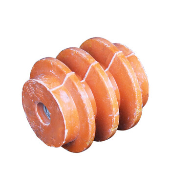 天旭黄色绝缘子配电箱柜低压黄色绝缘子绝缘支柱铜排绝缘柱40×40(带杆M10) 1个