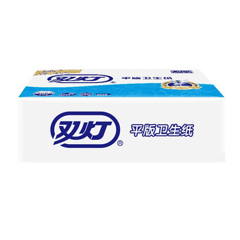 双灯平板卫生纸 368张/包12包厕纸(整箱)