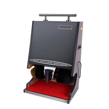 益美得 DA2115 全自动感应擦鞋机酒店宾馆大堂多功能立式擦鞋机 全玫瑰金